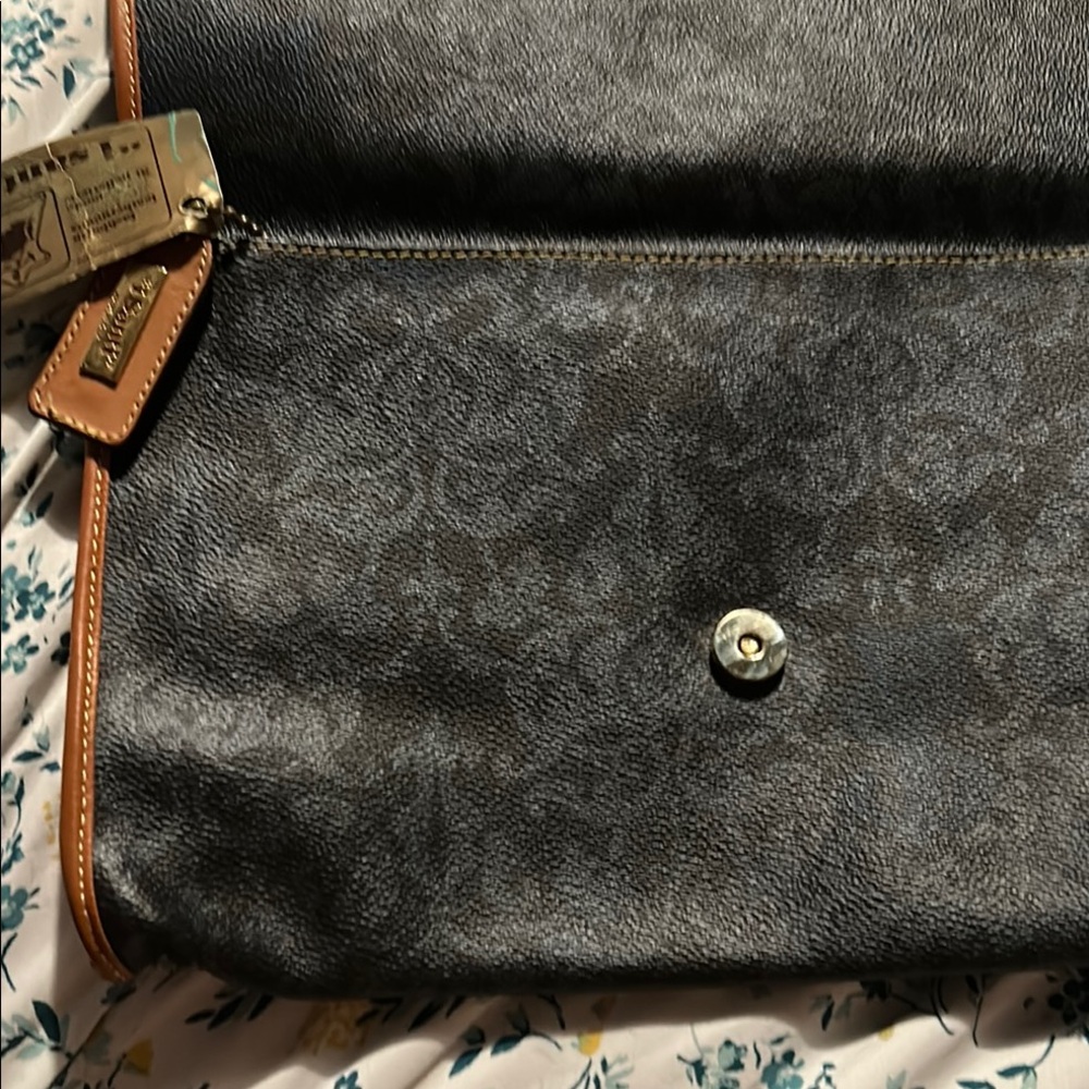 Isamu Black and Tan Leather Accessory